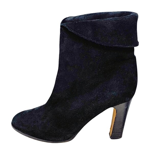 KORS‎ Michael Kors Black Italy Suede Pull On Booties - Picture 6 of 11